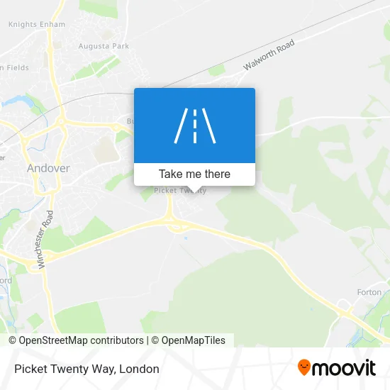 Picket Twenty Way map