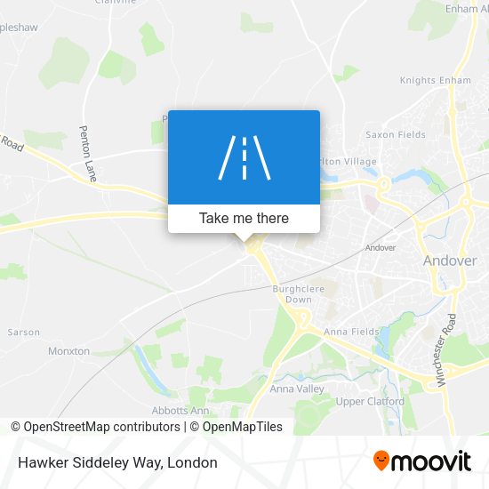 Hawker Siddeley Way map