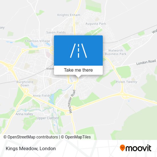 Kings Meadow map