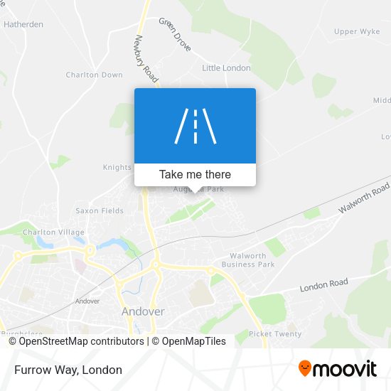Furrow Way map