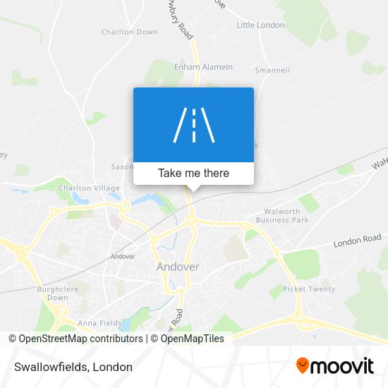 Swallowfields map
