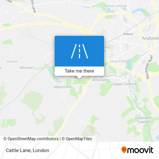 Cattle Lane map