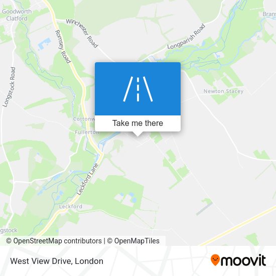 West View Drive map