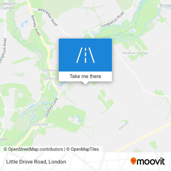 Little Drove Road map