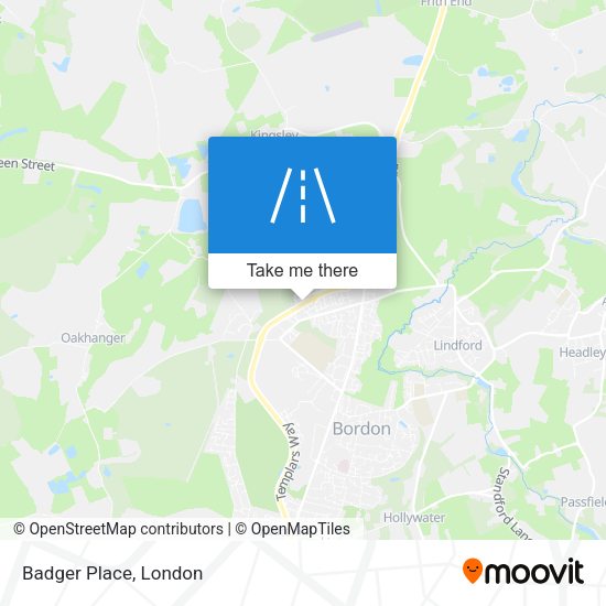 Badger Place map