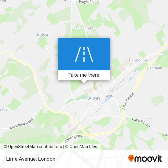 Lime Avenue map