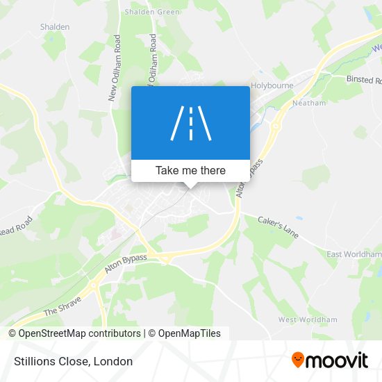Stillions Close map