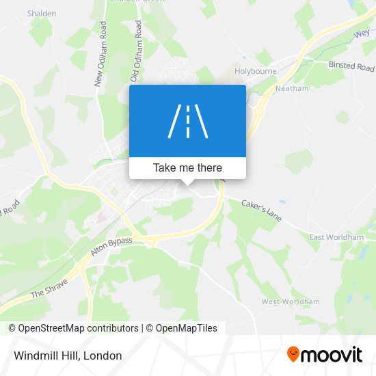 Windmill Hill map