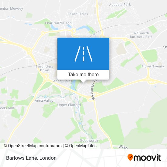 Barlows Lane map