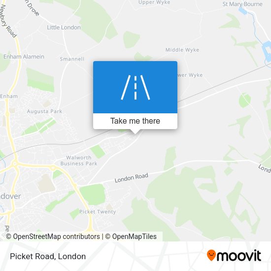 Picket Road map