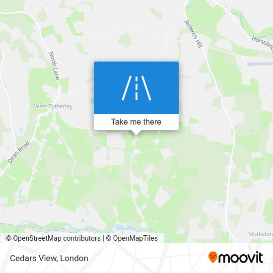 Cedars View map