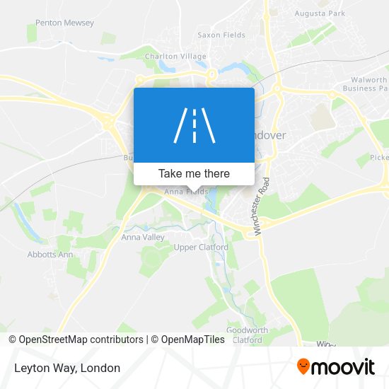 Leyton Way map