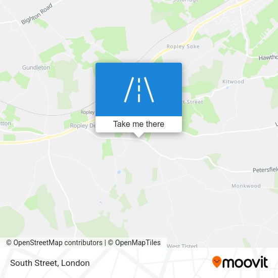 South Street map