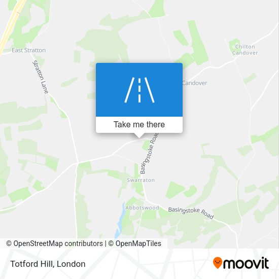 Totford Hill map