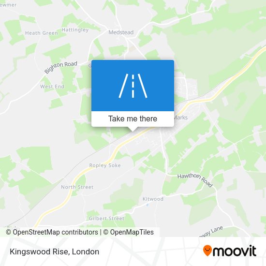 Kingswood Rise map