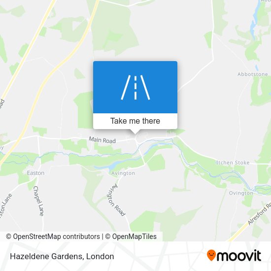Hazeldene Gardens map