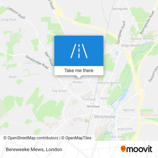 Bereweeke Mews map