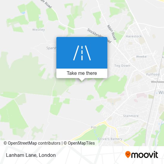 Lanham Lane map