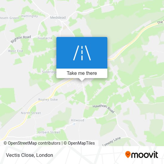 Vectis Close map