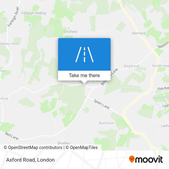 Axford Road map