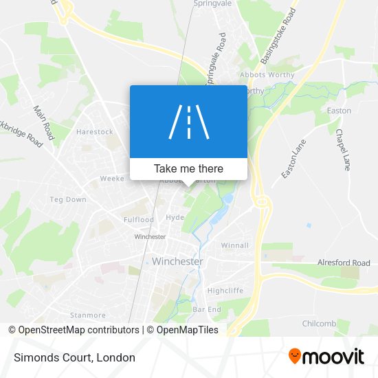 Simonds Court map