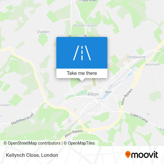 Kellynch Close map