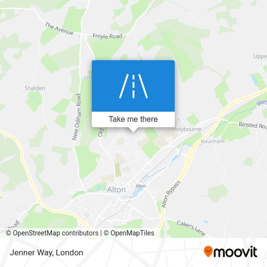 Jenner Way map
