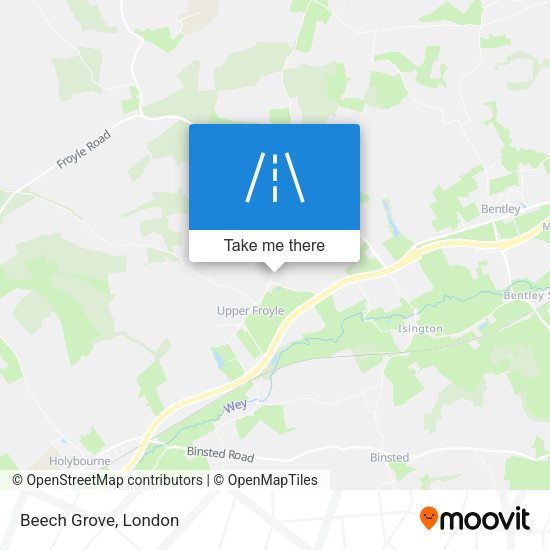Beech Grove map