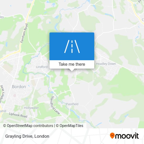 Grayling Drive map