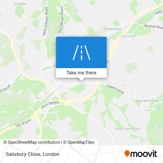 Salisbury Close map