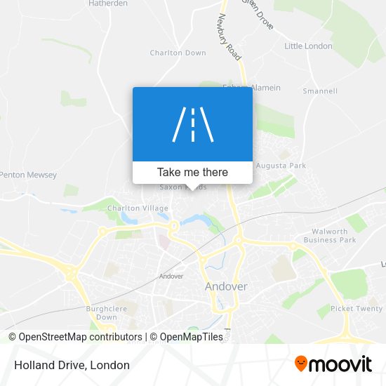 Holland Drive map