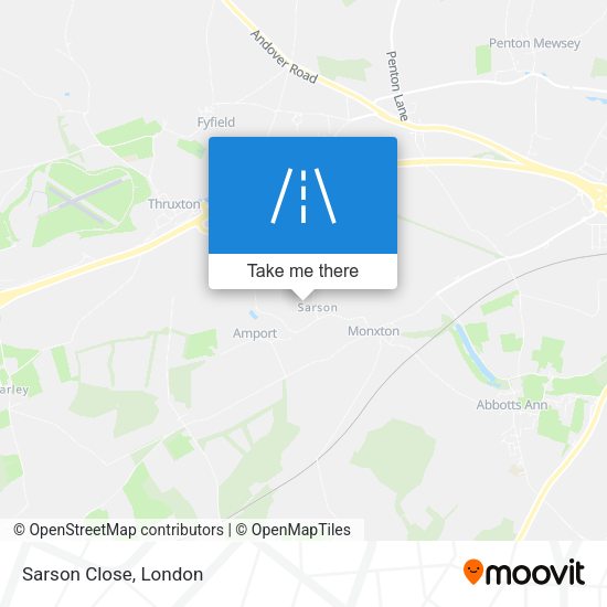 Sarson Close map