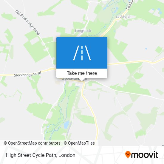 High Street Cycle Path map