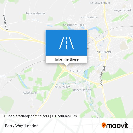 Berry Way map