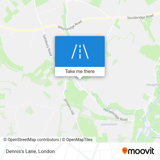 Dennis's Lane map