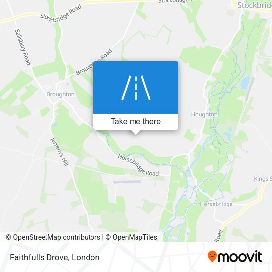 Faithfulls Drove map