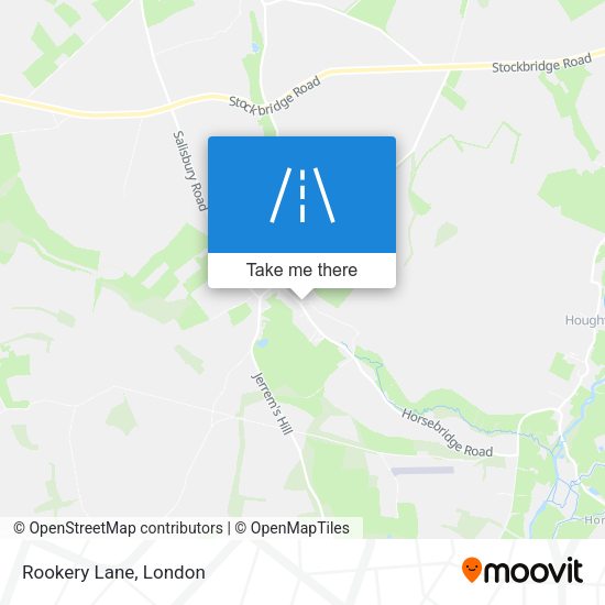 Rookery Lane map
