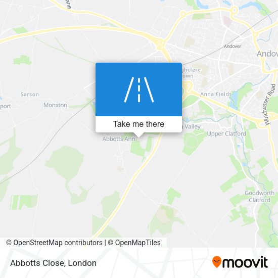 Abbotts Close map