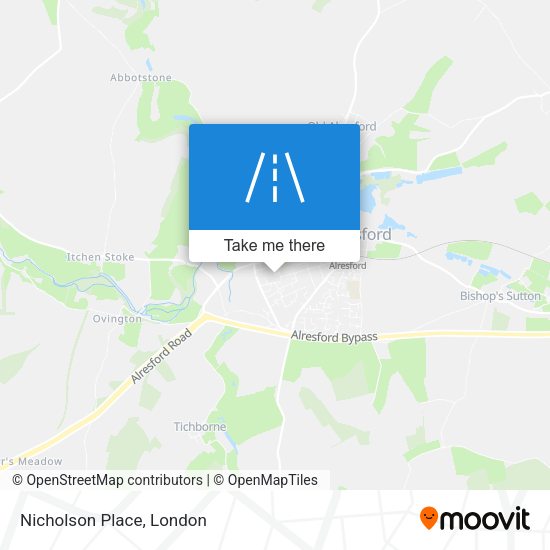 Nicholson Place map