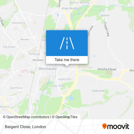 Baigent Close map