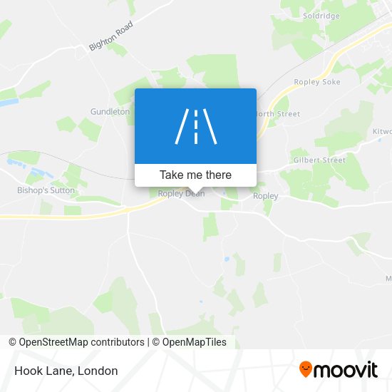 Hook Lane map