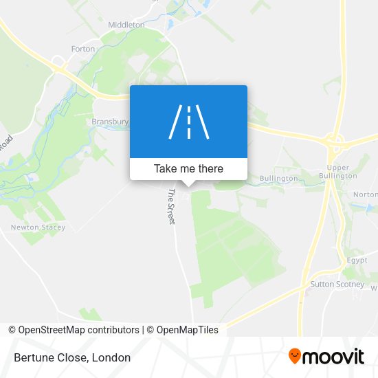 Bertune Close map