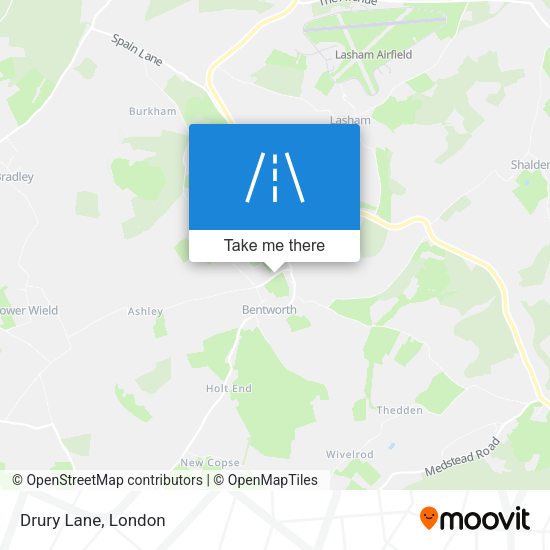 Drury Lane map