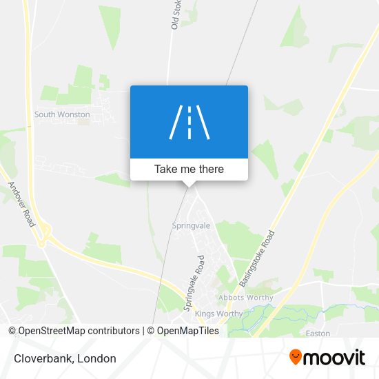 Cloverbank map