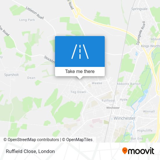 Ruffield Close map