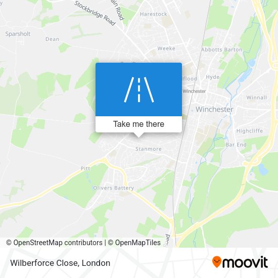 Wilberforce Close map