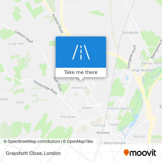 Grayshott Close map