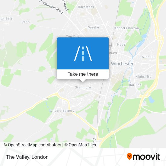 The Valley map