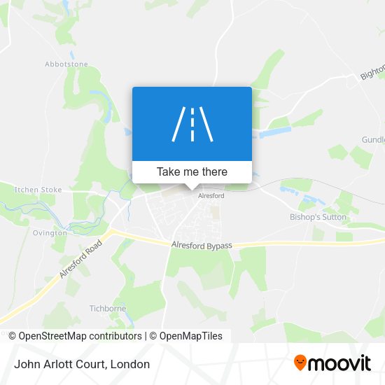 John Arlott Court map
