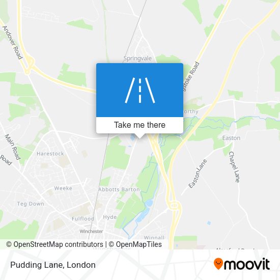 Pudding Lane map